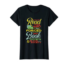 Load image into Gallery viewer, Forever Book Lover T Shirt Passionate Bookworm Readers Rock