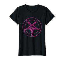 Load image into Gallery viewer, Baphomet Pentagram, Leviathan, Satanic Occult Shirt