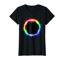 Load image into Gallery viewer, Solar Eclipse 2017 - Rainbow LGBT Gay Pride Eclipse T-Shirt