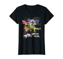 Load image into Gallery viewer, Sloth Riding T-rex Dinosaur- Funny Sloth Shirt