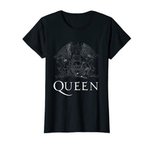 Load image into Gallery viewer, Queen Official Classic Crest Logo White T-Shirt