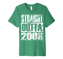 Load image into Gallery viewer, Funny Straight Outta 2008 T-shirt 12nd Birthday Vintage Gift