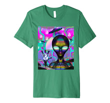 Load image into Gallery viewer, Space Alien EDM Rave T-Shirt UFO Forbidden Kingdom Sythfire