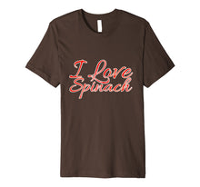 Load image into Gallery viewer, I Love Spinach Vegetable Lovers T-Shirt