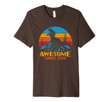 Load image into Gallery viewer, Kids 5th Birthday Gift Shirt Dinosaur 5 years Old Tshirt
