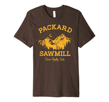 Load image into Gallery viewer, Twin Peaks Packard Sawmill Retro Vista Logo Premium T-Shirt