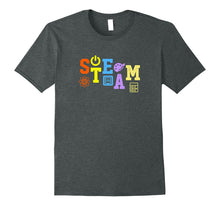 Load image into Gallery viewer, STEAM Science Tech Engineering Art Design Math Cool T-Shirt