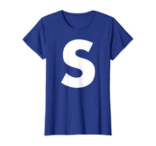 Load image into Gallery viewer, Name Letter S-Simon Chipmunk Halloween Costume Christmas T-Shirt