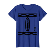 Load image into Gallery viewer, Halloween Blue Crayon Costume Funny T-Shirt