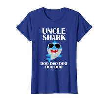 Load image into Gallery viewer, Uncle Shark T-Shirt Doo Doo Doo Fathers Day Uncle Shirt