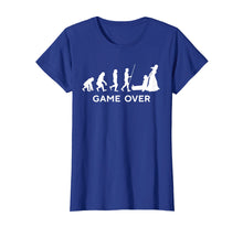 Load image into Gallery viewer, Game Over Wedding Groom Bachelor T-Shirt Funny Evolution