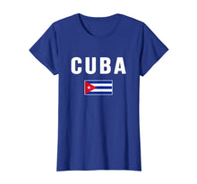 Load image into Gallery viewer, Cuba T-shirt Cuban Flag Souvenir Love Gift