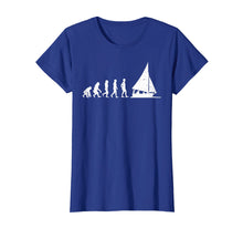 Load image into Gallery viewer, Evolution of the Sailor Funny Sailing Evolution T-shirt