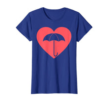 Load image into Gallery viewer, Love umbrella heart family summer academy coral 2019 Tshirt