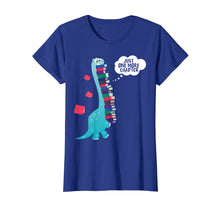 Load image into Gallery viewer, Just One More Chapter T Shirt Cute Dinosaur Book Reading Tee