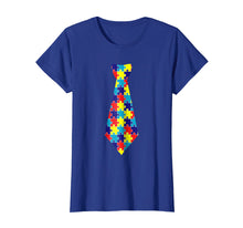 Load image into Gallery viewer, Autism Awareness Puzzle Neck Tie 2017 shirt