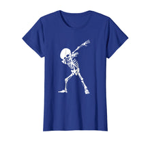 Load image into Gallery viewer, Dabbing Skeleton Shirt - Funny Halloween Dab Skull T-Shirt