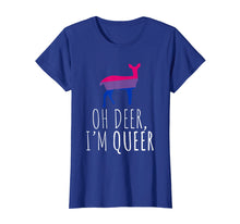 Load image into Gallery viewer, Oh Deer I'm Queer Lgbt Bisexual Pride Gay Lesbian T-Shirt