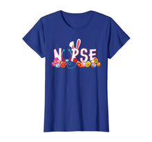 Load image into Gallery viewer, Stethoscope Nurse Bunny Tail Colorful Eggs Easter T-shirt