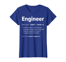 Load image into Gallery viewer, Engineer Definition Funny Engineering T-shirt Gifts