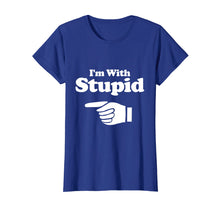 Load image into Gallery viewer, I'm With Stupid Shirt Pair, Couple, Brother Sister Funny Tee