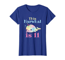 Load image into Gallery viewer, Narwhal Birthday Shirt - 11th Birthday