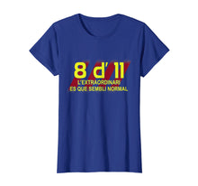 Load image into Gallery viewer, 8 d' 11 Barcelona Champion T Shirt for Soccer Fans