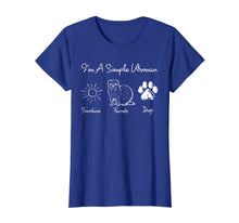 Load image into Gallery viewer, I'm a simple woman - Ferrets & Dogs shirt