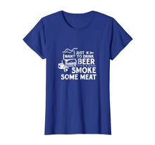 Load image into Gallery viewer, BBQ Smoking Pitmaster Shirt Gift Drink Beer Smoke Meat