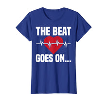 Load image into Gallery viewer, Beat Goes On Open Heart Surgery T-Shirt Post Surgery Tee