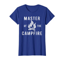 Load image into Gallery viewer, Master of the campfire - Camping Lover Slogan T-Shirt