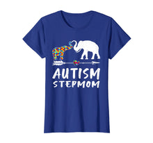 Load image into Gallery viewer, Elephant Autism Step Mom Heart Love - Autism Awareness Shirt