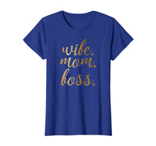 Load image into Gallery viewer, Gold Wife Mom Boss Shirt Wife Shirt