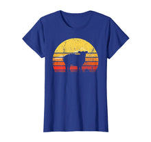 Load image into Gallery viewer, Vintage Retro Sheep Silhouette Sun Animal Lover T-shirt