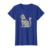 Load image into Gallery viewer, Autism Awareness Cat T Shirt - Gift for Autistic Teacher