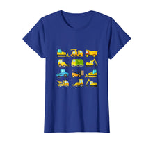 Load image into Gallery viewer, Boys' Trucks and Diggers Short Sleeved T-shirt for Toddlers