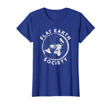 Load image into Gallery viewer, Flat Earth Society T Shirt Conspiracy Theory Earther Gift