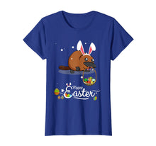 Load image into Gallery viewer, Cute Easter Platypus with Bunny Ears and Eggs T Shirt