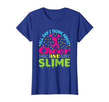 Load image into Gallery viewer, Cheer And Slime TShirt - Cheerleading Quote