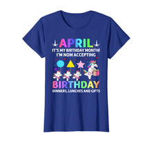 Load image into Gallery viewer, April It's My Birthday Month Shirt, Cute Unicorn Birthday