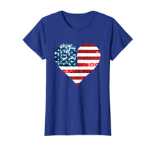 Load image into Gallery viewer, usa heart american flag t shirt tee top murica t-shirt