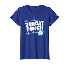 Load image into Gallery viewer, Distressed Refreshing Throat Punch T-Shirt Blue