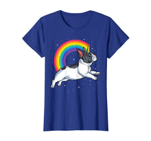 Load image into Gallery viewer, French Bulldog Unicorn Shirt Girls Space Galaxy Frenchicorn