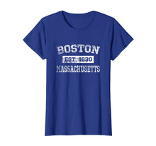 Load image into Gallery viewer, Boston Massachusetts T Shirt Est. 1630 Distressed