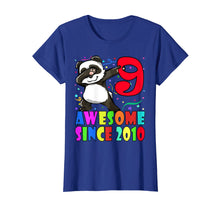 Load image into Gallery viewer, Born In 2010 9th Birthday Shirt Girl Boy Dabbing Panda Bday