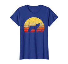Load image into Gallery viewer, Vintage Retro Coyote Silhouette Sun Animal Lover T-shirt
