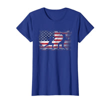 Load image into Gallery viewer, Fencing T Shirt American Flag USA Patriotic Player Gift