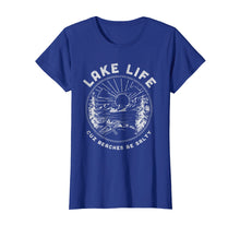 Load image into Gallery viewer, LAKE LIFE Cuz Beaches Be Salty Retro Vintage Lake Mode Tee