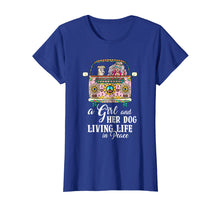 Load image into Gallery viewer, A Girl And Her Dog Living Life In Peace T-Shirt Peace Day