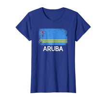 Load image into Gallery viewer, Aruban Flag T-Shirt | Vintage Made In Aruba Gift